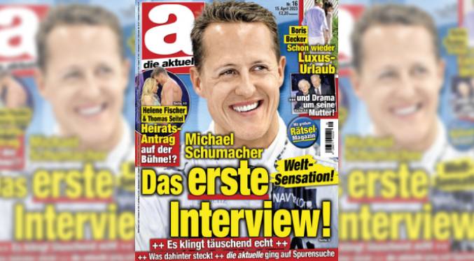 Por falsa entrevista a Michael Schumacher, destituida la redactora jefe de una revista alemana