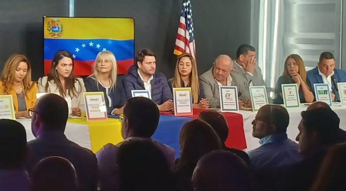 Partidos y movimientos venezolanos sellan pacto unitario en EEUU de cara a las primarias