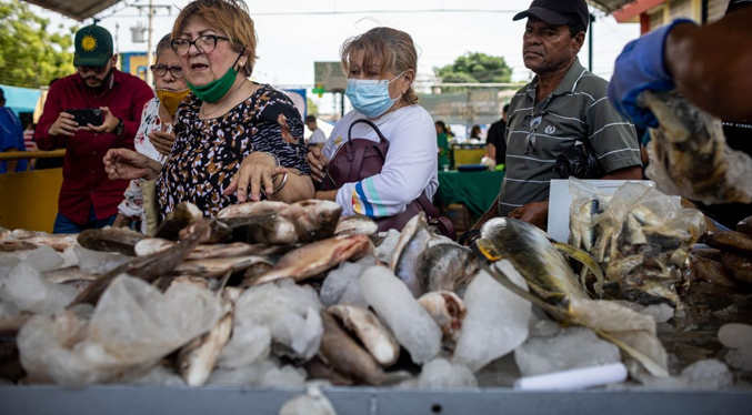 Más de dos toneladas de pescado llegan a tres parroquias por  Mercados del Sol de la Alcaldía de Maracaibo