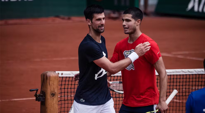 Alcaraz tendrá un duelo generacional junto Djokovic en el Roland Garros