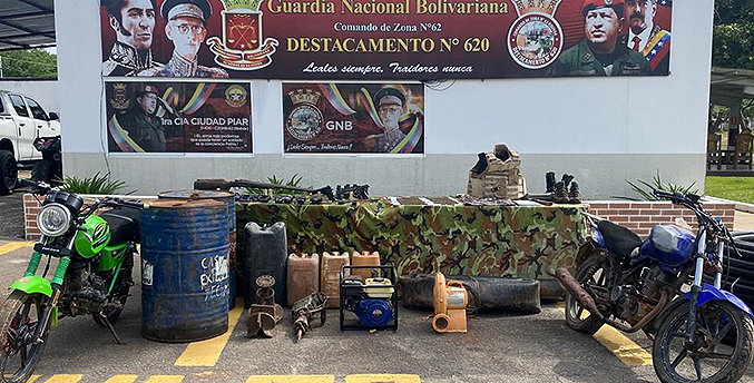 FANB detiene a sujetos con armamentos de guerra en Bolívar