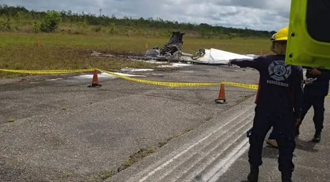 Dos personas fallecieron en un accidente aéreo registrado en Monagas