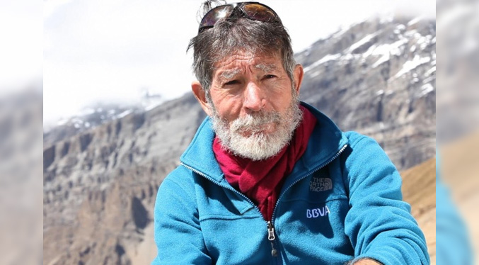 Un alpinista español de 84 años abandona su intento de escalar su 13º pico más alto del mundo