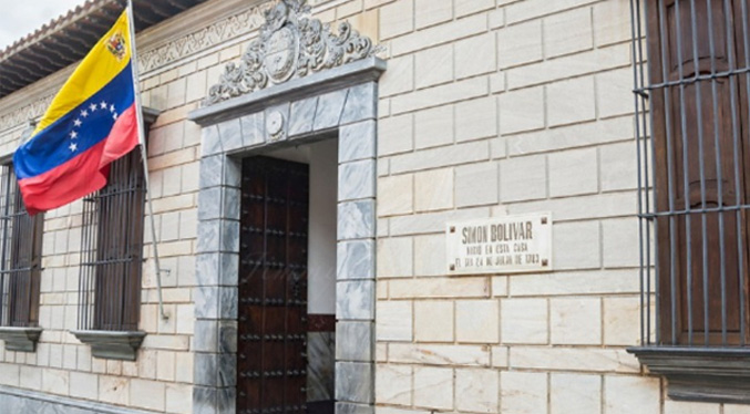 Restauran la Casa Natal del Libertador Simón Bolívar