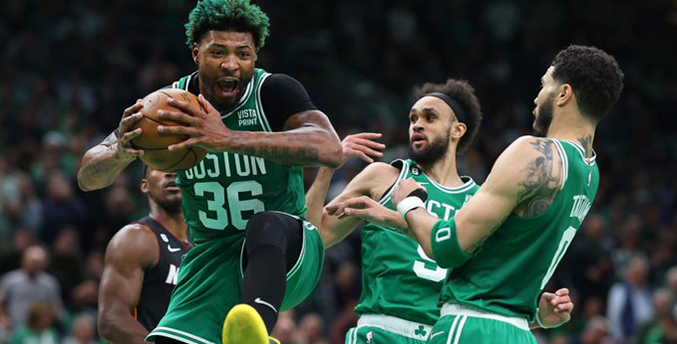 Celtics aplastan a Heat y alimentan sus sueños de remontada