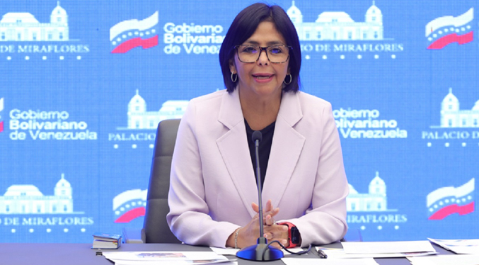 Delcy Rodríguez cuestiona los intentos de excluir a Venezuela de la ecuación energética mundial