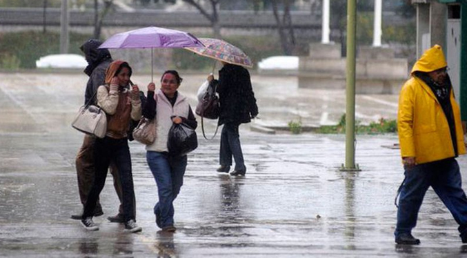 Inameh pronostica lluvias en gran parte del país