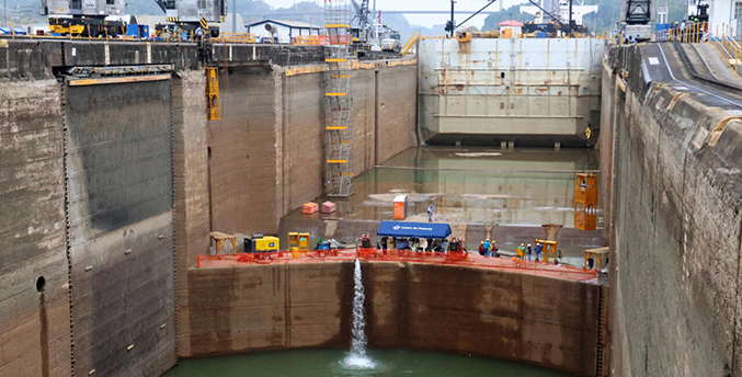 Trabajos de mantenimiento buscan darle otros 100 años de vida al Canal de Panamá