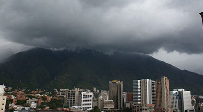 Venezuela amanece con nubosidad