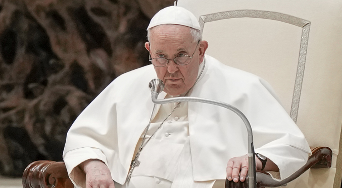 El Papa asegura que la humanidad está en peligro