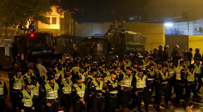 Policía de Paraguay reporta 80 arrestos en protestas poselectorales