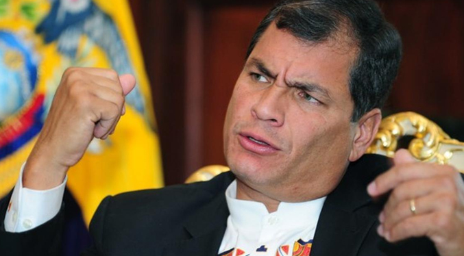 Rafael Correa: Es la gran oportunidad para mandar a la casa a Lasso