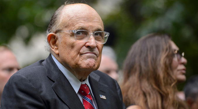 Rudolph Giuliani, exalcalde de Nueva York, es demandado por acoso y agresión sexual