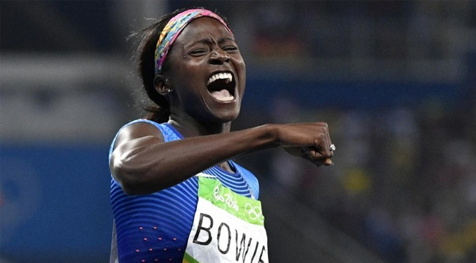 Hallan sin vida a Tori Bowie atleta triple medallista de los Juegos Olímpicos de Río 2016