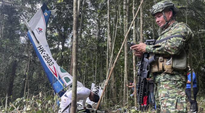Ejército de Colombia mantiene operativo para encontrar niños indígenas