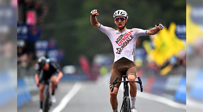 El francés Aurelién Paret gana la cuarta etapa del Giro de Italia
