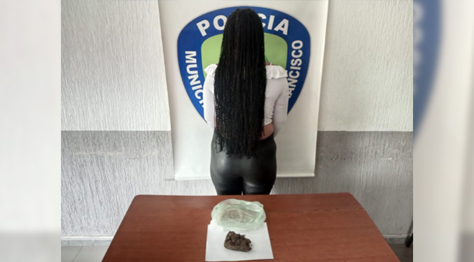 Polisur captura a joven con 111 gramos de marihuana en el barrio Bicentenario Sur