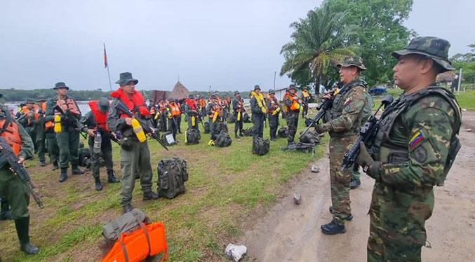 Ingresan más efectivos en operaciones de seguridad en minas en Amazonas