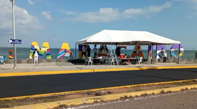Las letras «Maracaibo» de la Vereda del Lago se renuevan gracias a estudiantes de la Feda