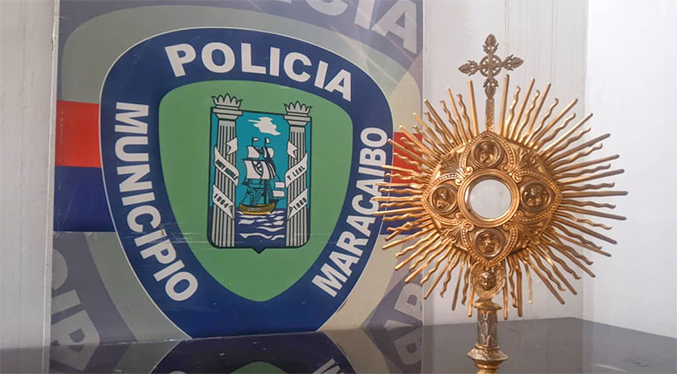 Recuperan la Custodia sustraída de la iglesia San Alfonso