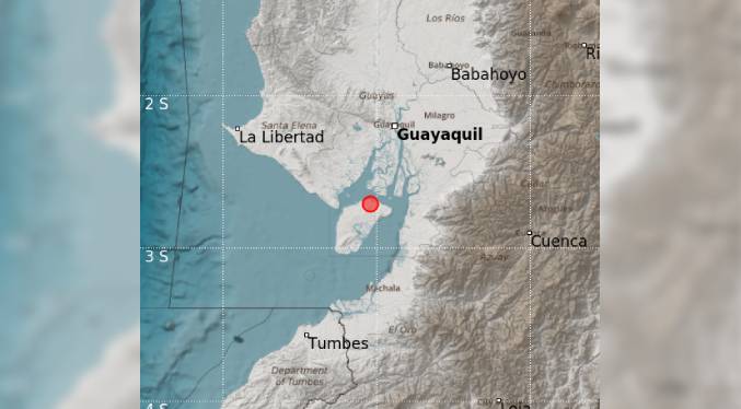 Un sismo de 4,4 sacude una zona costera de Ecuador donde ya hubo un terremoto en marzo