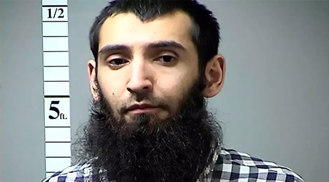 Diez cadenas perpetuas para el yihadista que atropelló y mató a ocho personas en Nueva York