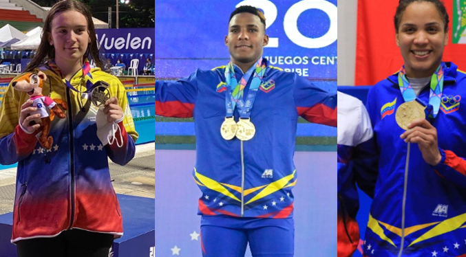 Delegación venezolana suma cinco medallas de oro en los Juegos Centroamericanos y del Caribe