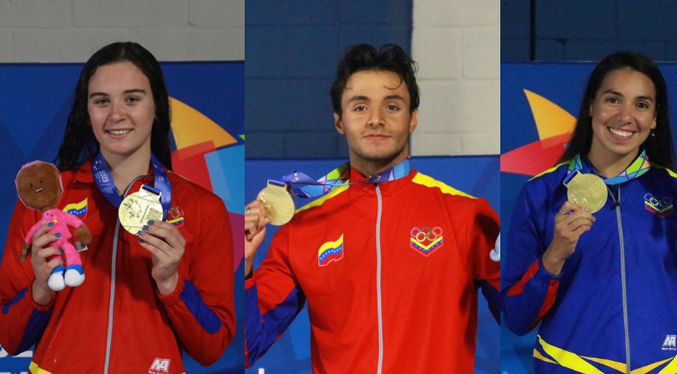 Natación venezolana suma tres nuevas medallas a los Juegos Centroamericanos y del Caribe