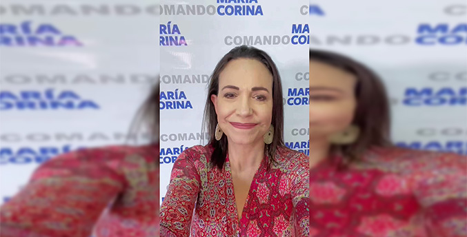 María Corina Machado llama a venezolanos en el exterior para que voten en primarias