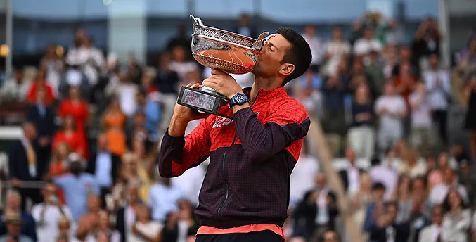 Djokovic agranda su leyenda al conquistar su Grand Slam 23, tras ganar el Roland Garros