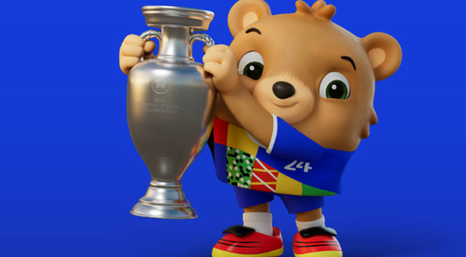 Mascota de la Eurocopa 2024 será un oso de peluche con botas alemanas
