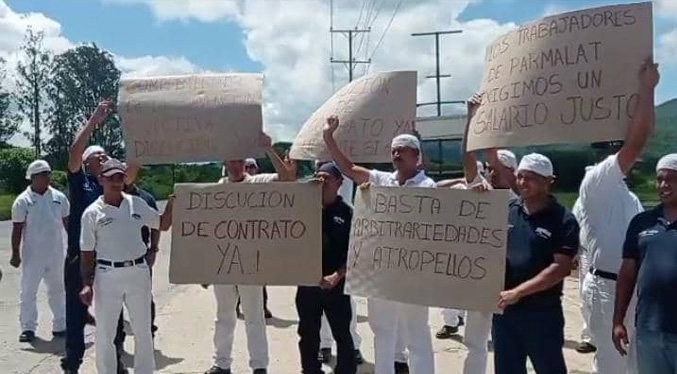 Trabajadores de la planta Miranda de Parmalat solicitan reajuste salarial