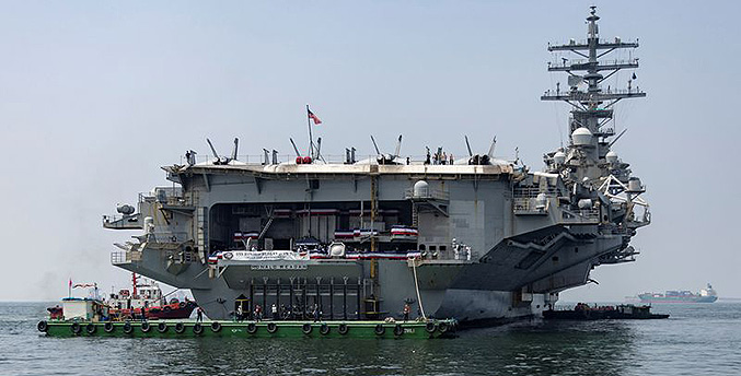 Un portaaviones de EEUU visita Vietnam en medio de tensión en el Mar de China Meridional