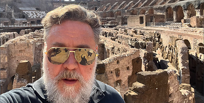 El «gladiador» Russell Crowe defiende la candidatura de Roma a la Expo2030