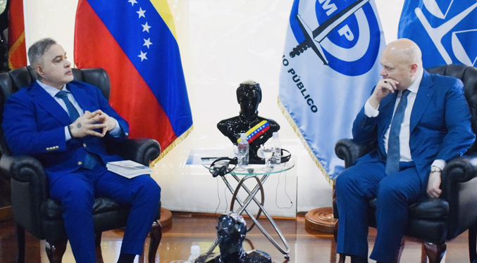 Fiscal de la CPI sostiene encuentro con Tarek Saab en Venezuela