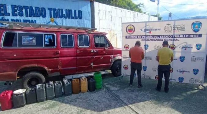 Detienen en Trujillo a un grupo de transportistas por contrabando de combustible