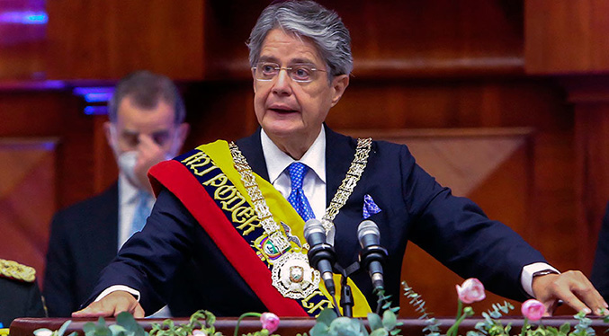 Presidente Lasso reitera que no irá a la reelección en Ecuador
