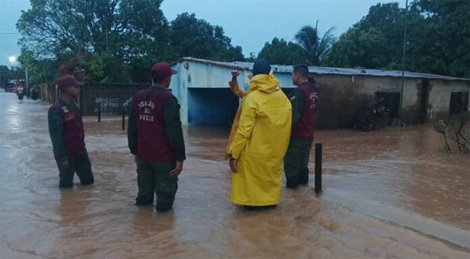 Lluvias dejan afectaciones en cuatro municipios de Anzoátegui