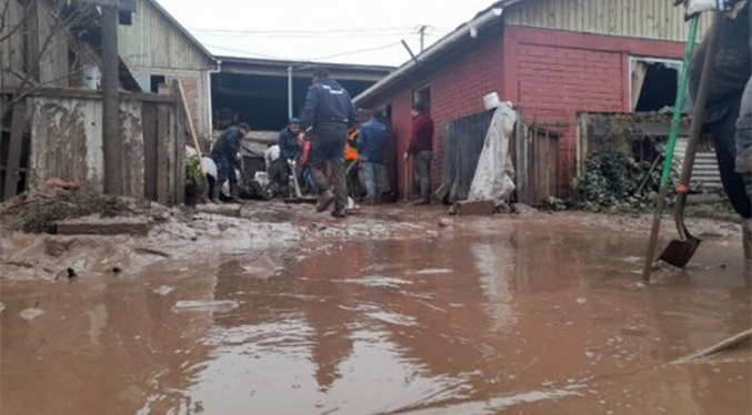 Intensas lluvias dejan cuatro desaparecidos y unas 12 mil personas aisladas en Chile