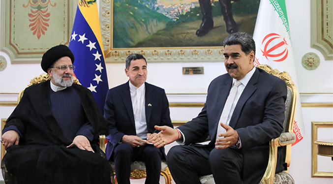 Maduro firma acuerdos estratégicos con Irán