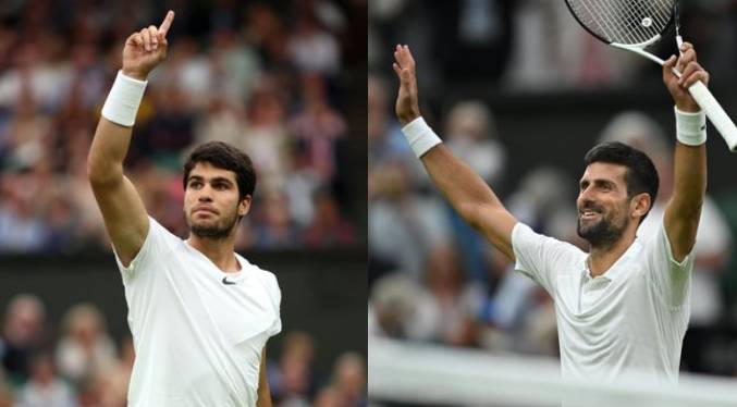 Djokovic y Alcaraz se citan por el título en Wimbledon y el número uno del mundo
