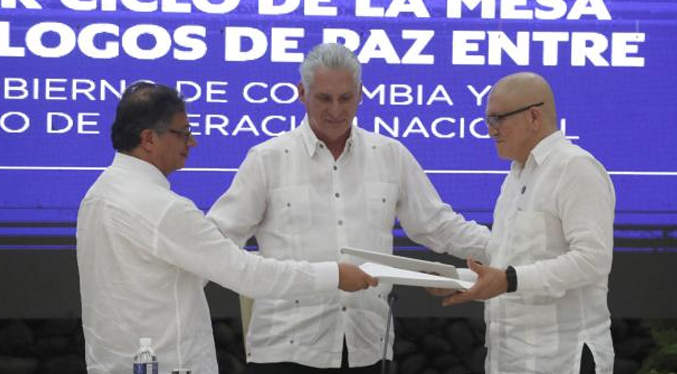 Colombia  buscan cerrar esta semana con el ELN los detalles del cese al fuego