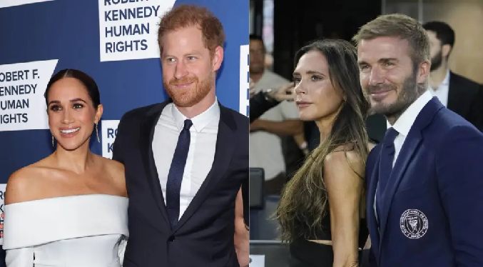 Harry y Meghan rompen su amistad con los Beckham por haber filtrado sus historias