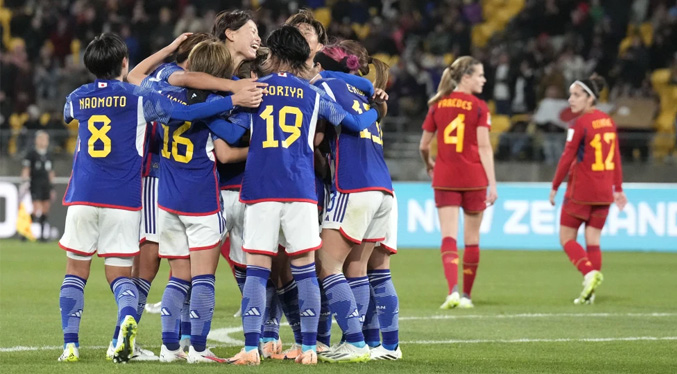 Japón aplasta a España 4-0 y lidera el grupo C del Mundial Femenino