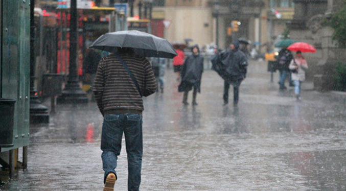 Inameh pronostica lluvias con descargas eléctrica en gran parte del país
