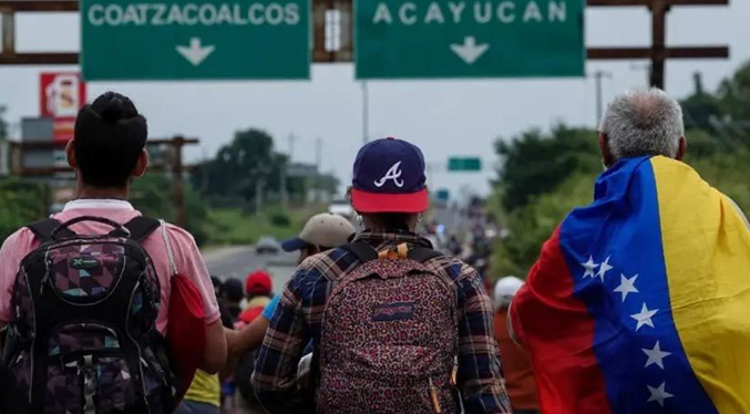 Al menos tres mil 500 venezolanos pidieron refugio en México durante primer semestre de 2023