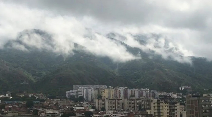 Venezuela amanece con nubosidad en gran parte del territorio nacional