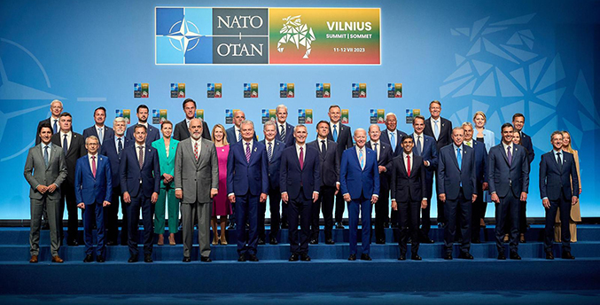 La OTAN inicia una cumbre clave para apoyar a Ucrania, apuntalar su disuasión y defensa