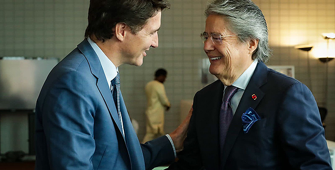 Presidente Lasso fortalece las relaciones de Ecuador con Estados Unidos y Canadá