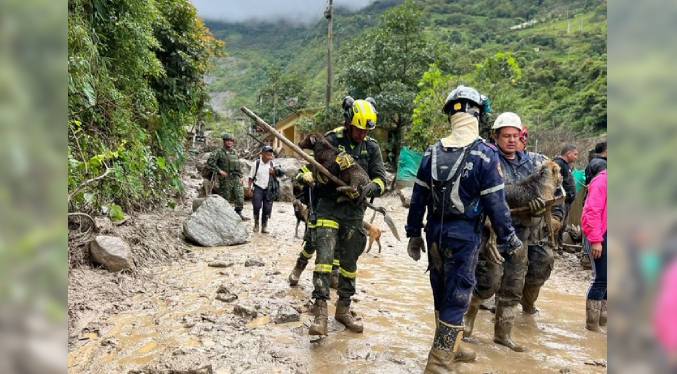 Lluvias dificultan búsqueda de sobrevivientes tras mortal alud en Colombia